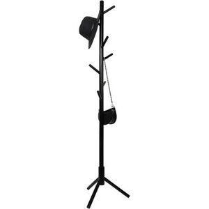 Wooden Tree Coat Rack Stand, 3 Adjustable Sizes, 8 Hooks - Super Easy Assembly